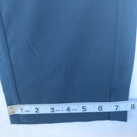 EDDIE BAUER Departure Ankle Pant Blue Pull On Pockets Size XL 38x 28 Women - Picture 9 of 12